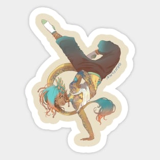 Graffiti Dancer Sticker